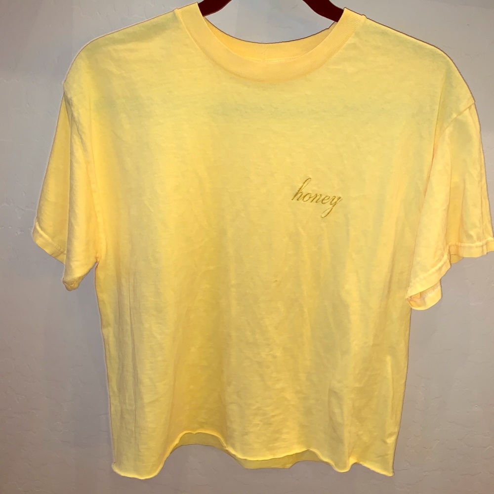 Brandy melville ⭐️John Galt⭐️ Honey shirt
